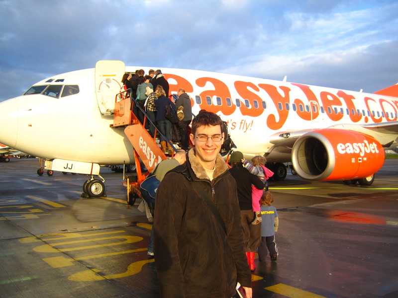 Sortie de l'avion : Ecosse, nous voilà !